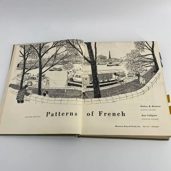 Patterns of French Second Edition Book with 2 Vinyl Records by Ketcham Collignon - Picture 6 of 10
